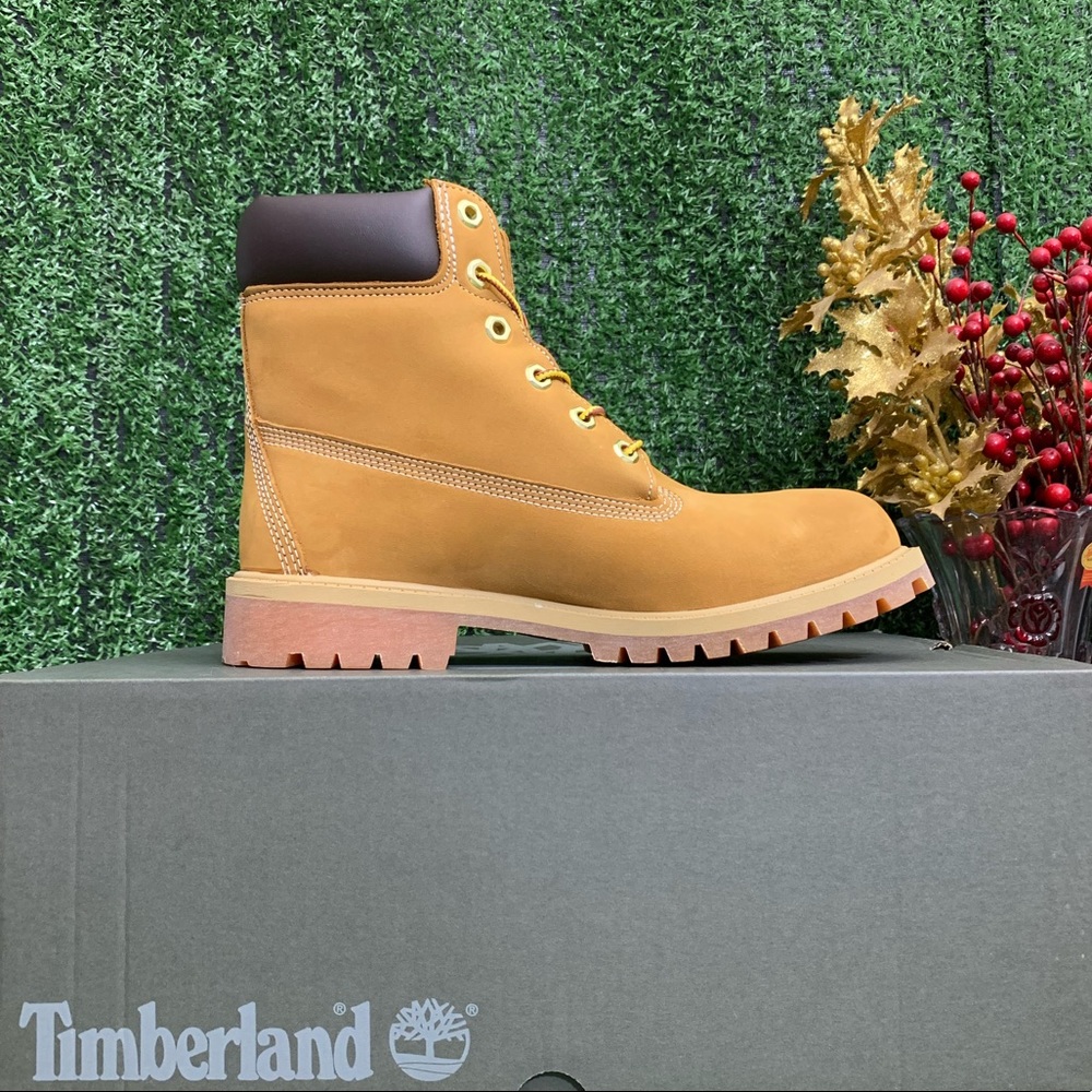 TIMBERLAND JUNIOR 6-INCH PREMIUM WATERPROOF BOOTS - Picture 1 of 4